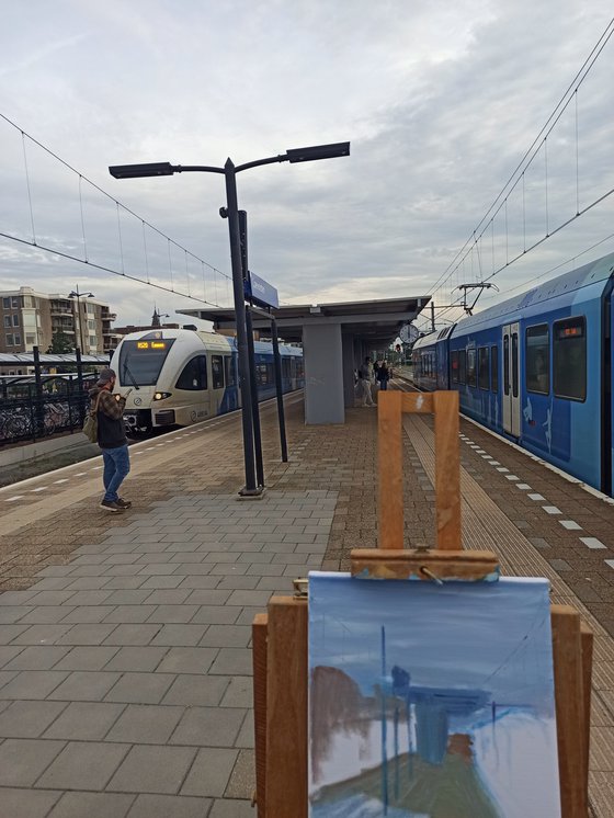 The train station in Coevorden