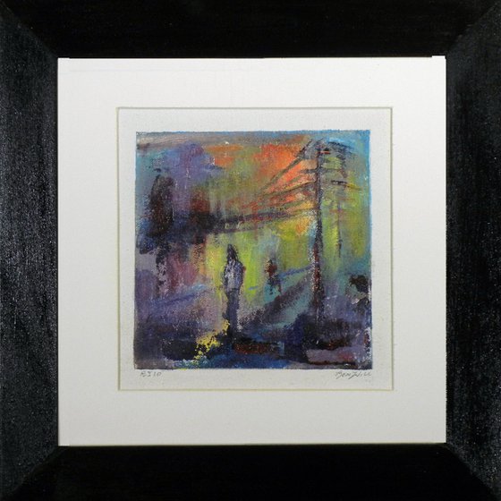Framed Painting Abstract Fine Art BJ10 by BenWill