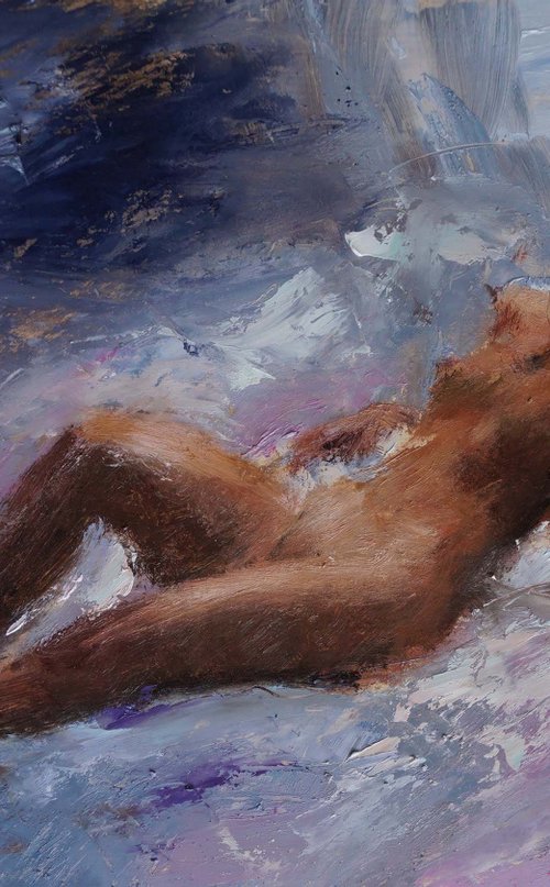 Blue bedroom by Manuel Leonardi