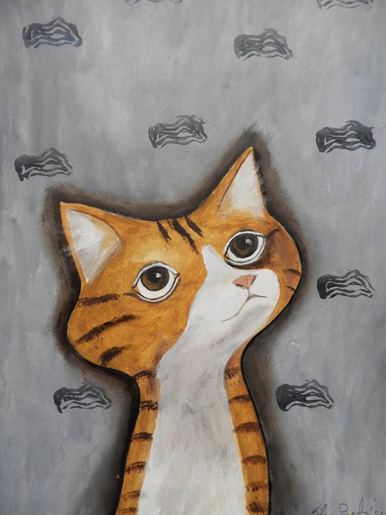 The cat and the clouds