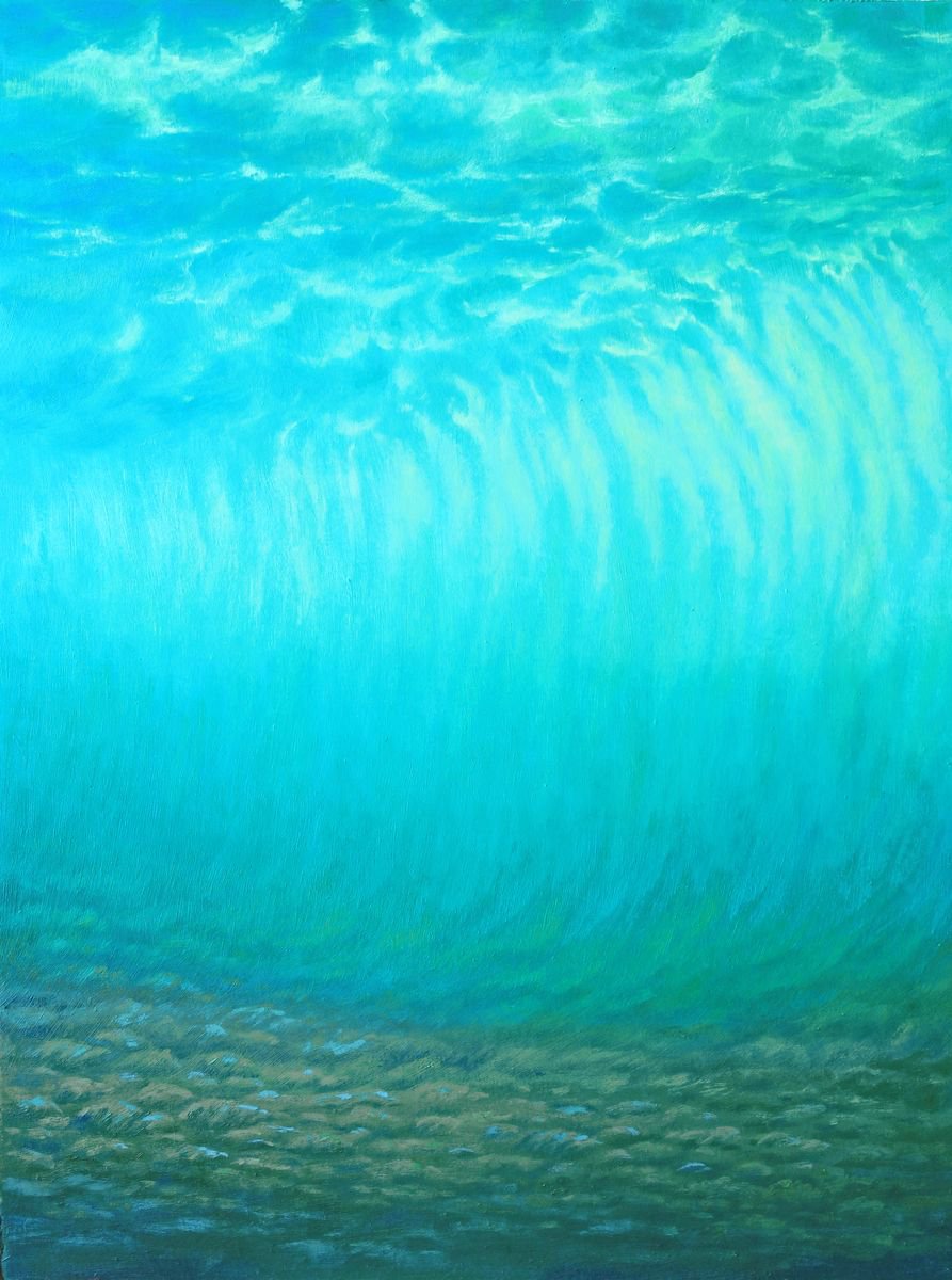 Sea depths, 50x70 cm by Vitalii Konoval