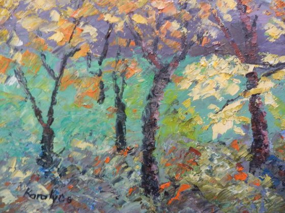 Autumn coloured