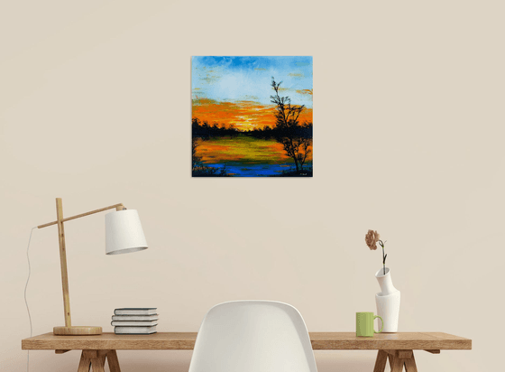 Sunset in the country