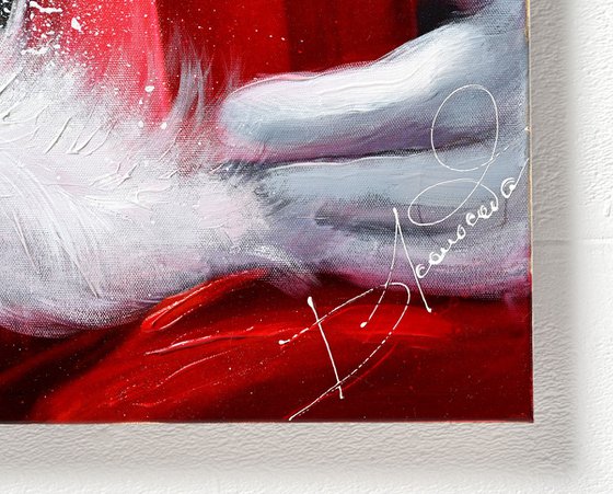 Giclee Santa Duck