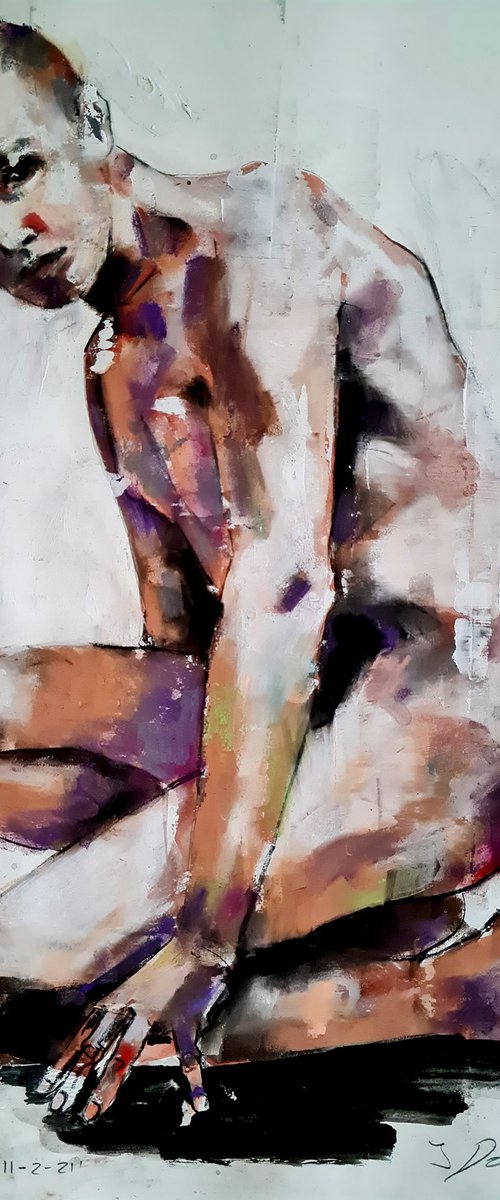crouching figure 11-2-21 by Thomas Donaldson