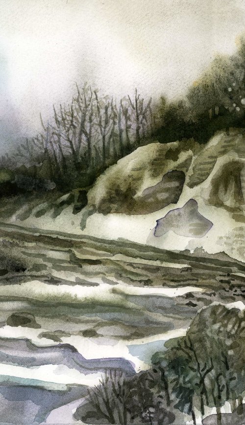 first snow by Alfred Ng