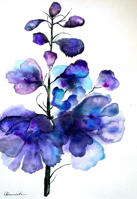 Purple. Botanical series #3