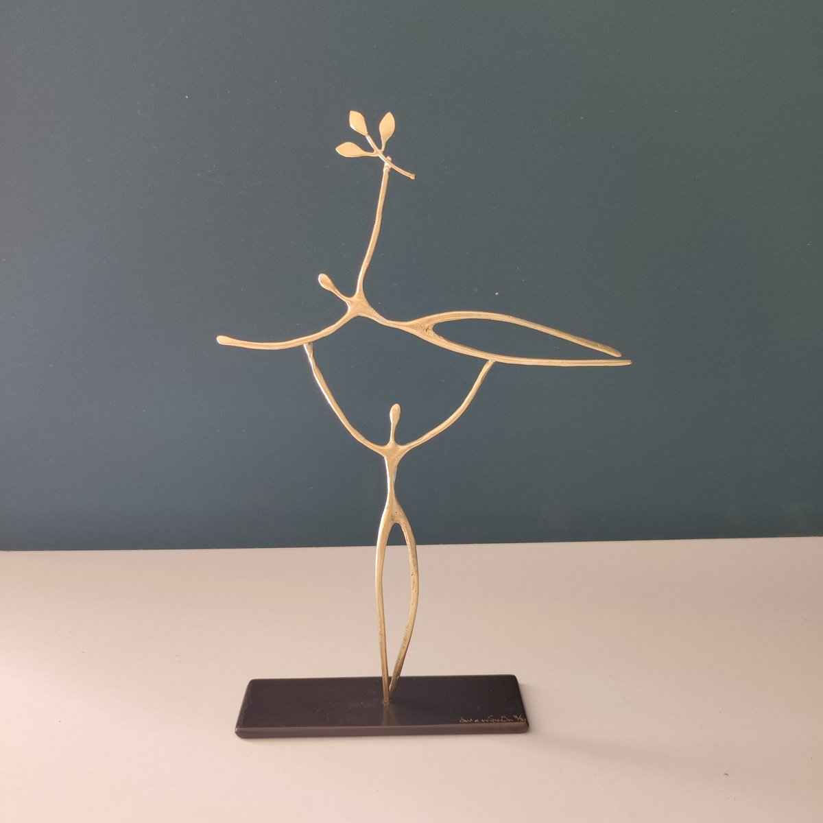 Impressionistic Portrait Bronze Sculpture By Anna Andreadi, 7 X 10, Into My Arms, Original Artwork