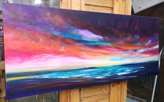 Time to Share - seascape, emotional, panoramic