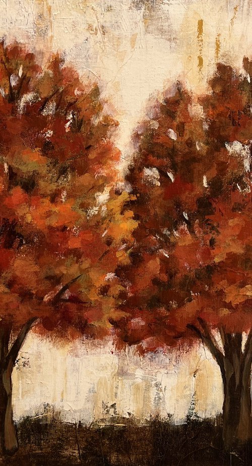 Glowing Trees by Silvia Vassileva