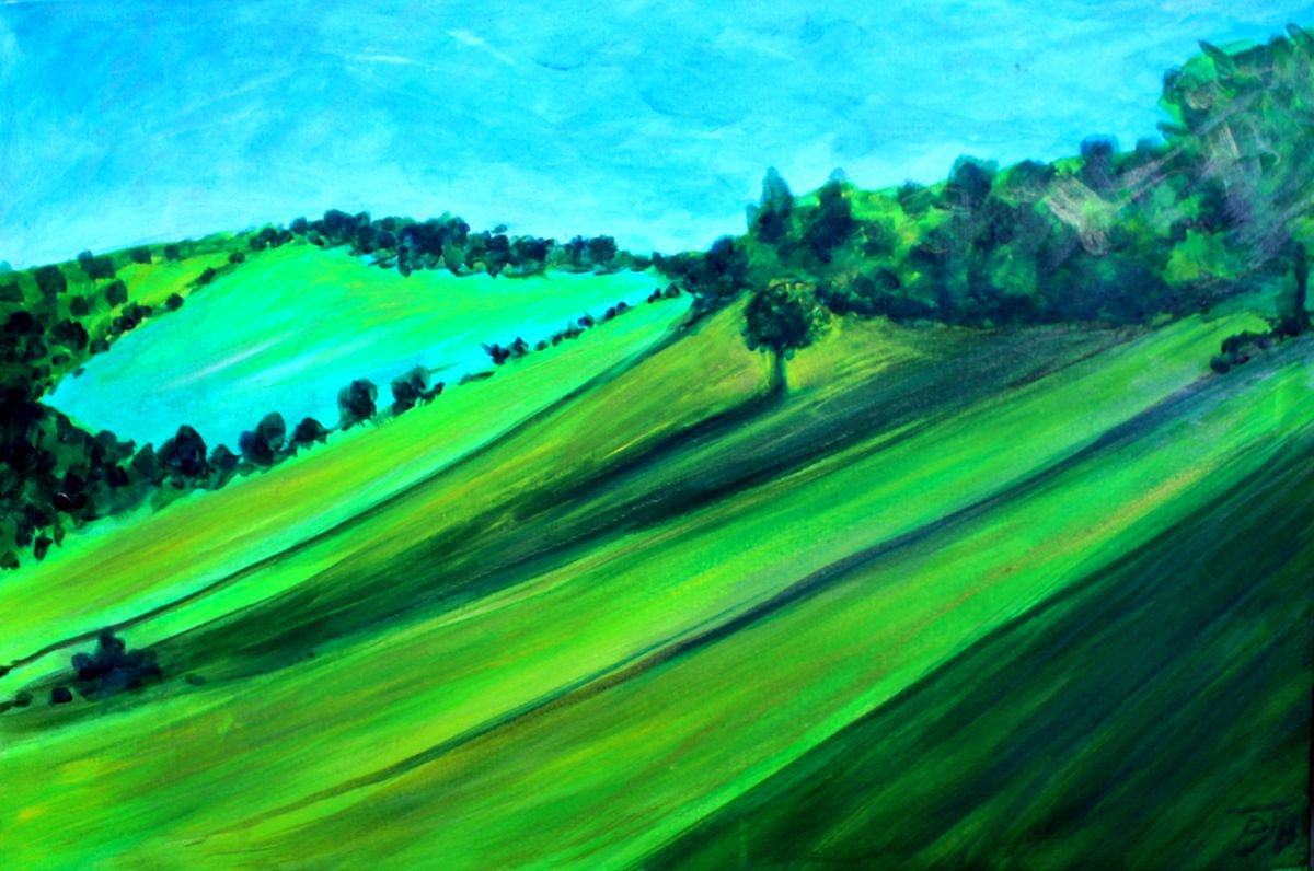  West Dean Morning Iii By Paul J Best, 30 X 20, Artwork For Sale On Artfinder