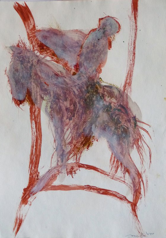 The Red Rider, 41x29 cm