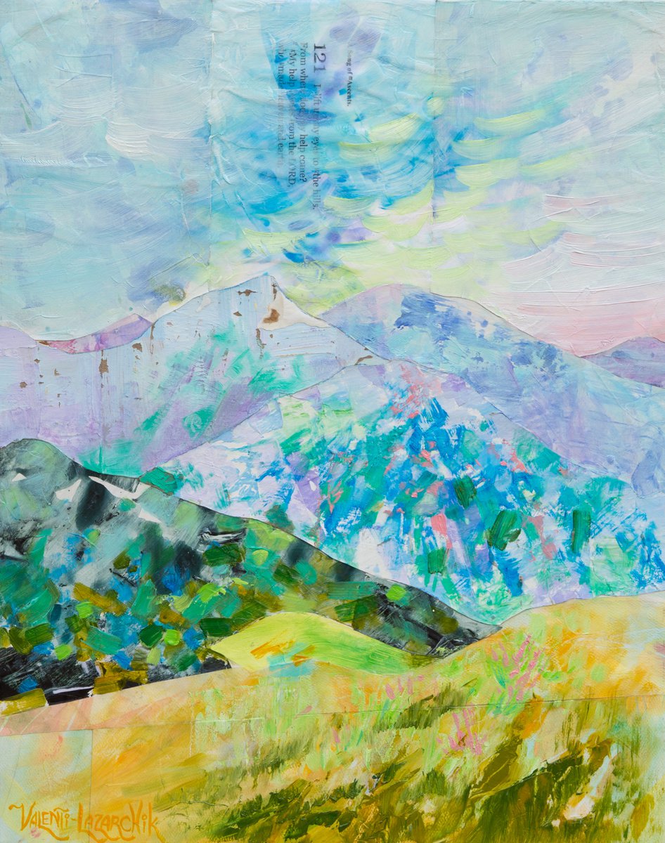 Look to the Hills, 16 x 20 by Gina Valenti-Lazarchik