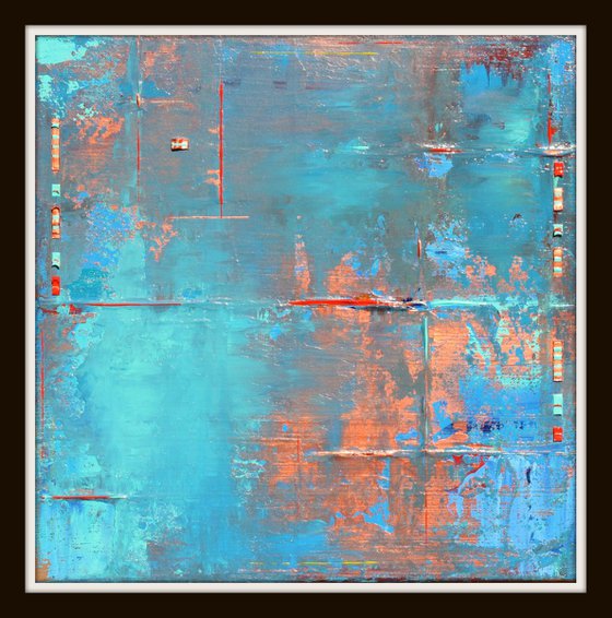 Small Blue Abstract Wonder