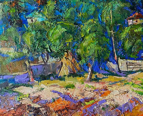 A village in a valley