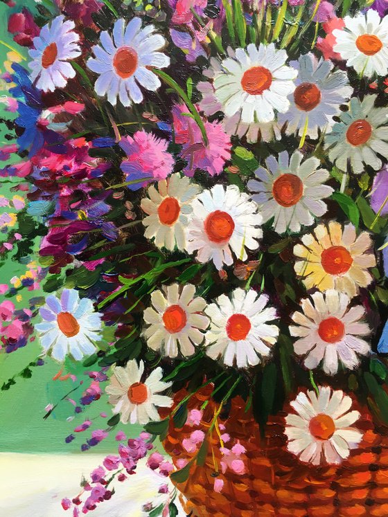 A bouquet of wildflowers