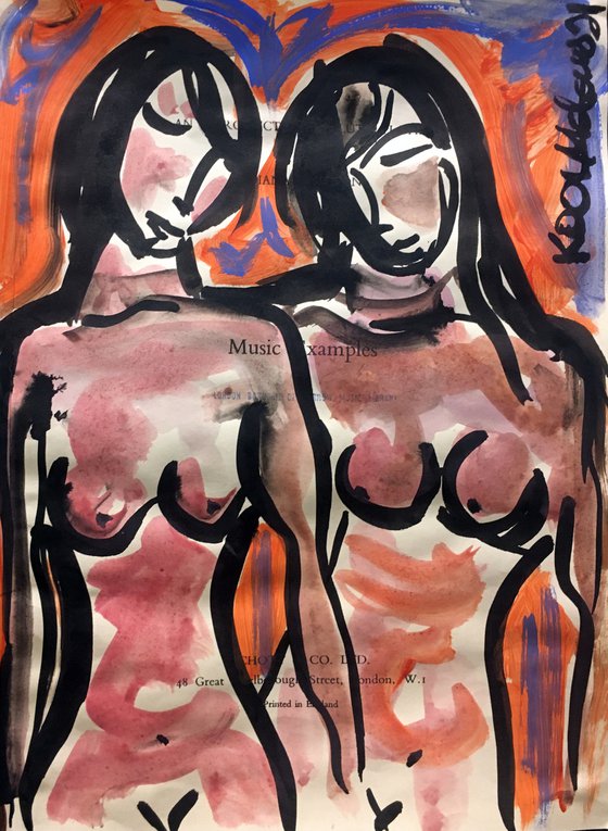 Two Female Figures