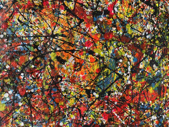 Dark and Luminous Pathways - Diptych Painting