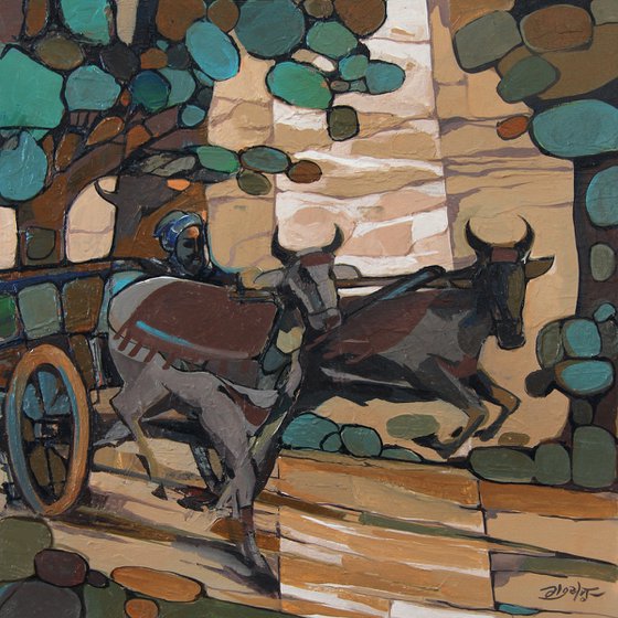 Punjabi Farmer Painting