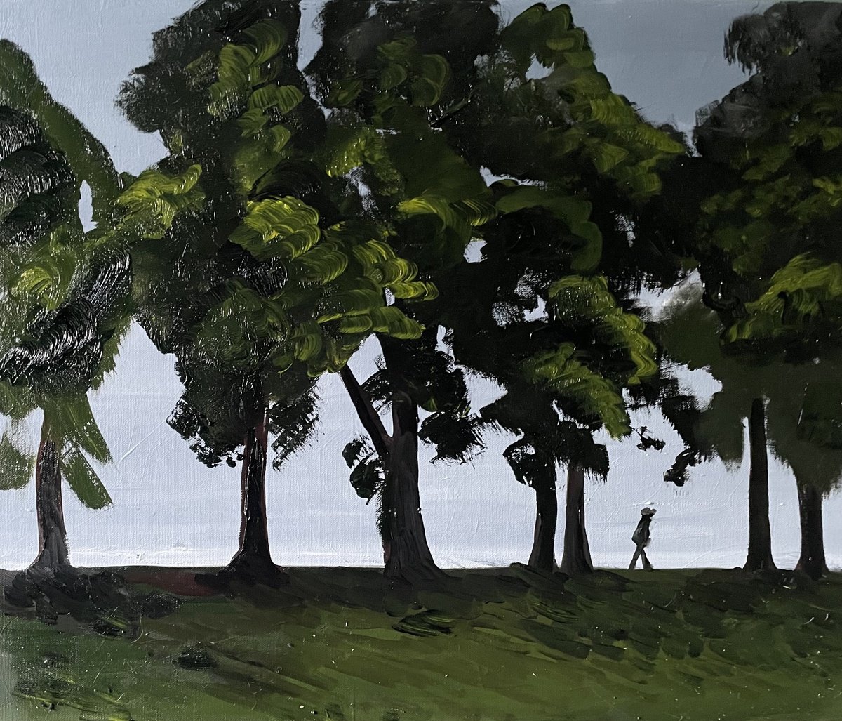 Inverleith Park, Edinburgh By Stephen Howard Harrison, 24 X 20, Artwork For Sale On Artfinder