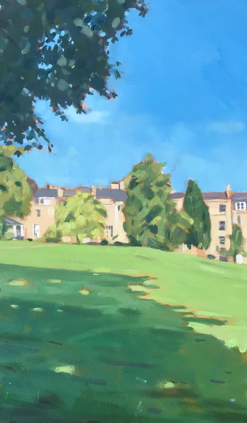 The Friday Meet Up (View From Approach Golf Course, Bath) by Emma Dashwood