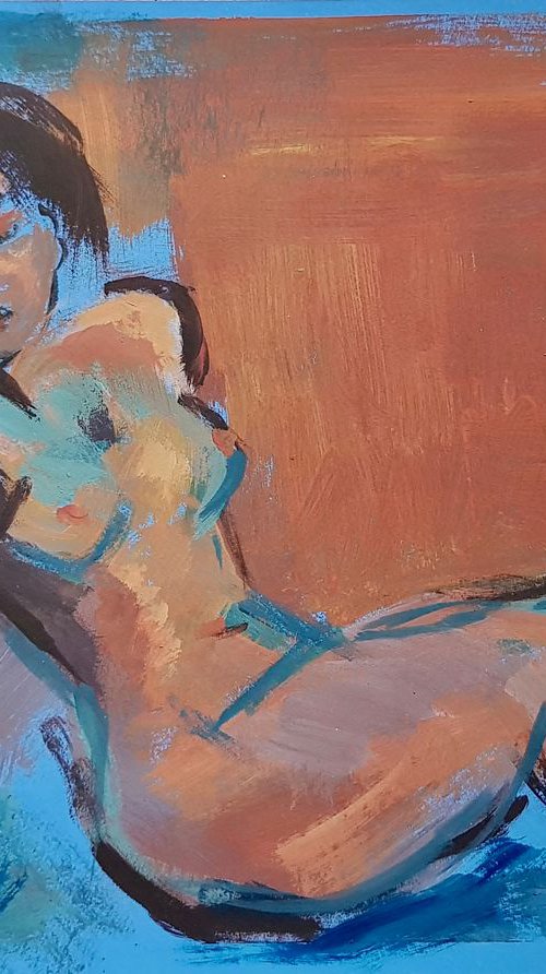 Nude sketch by Svetlana Grishkovec-Kiisky