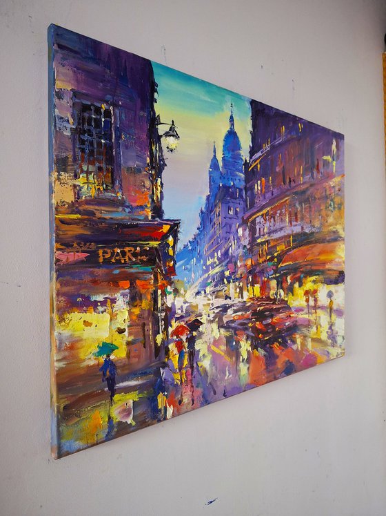 Montmartre Evening Reflections