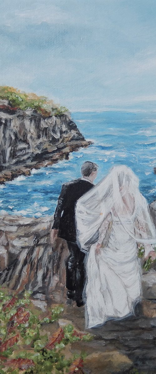 Wedding at the Cliff by Graciela Castro