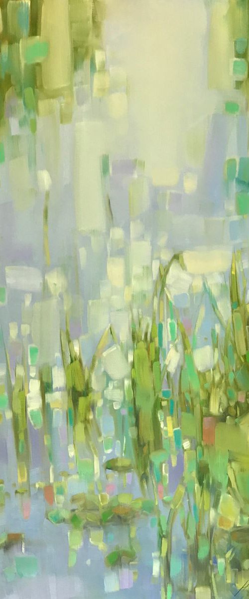 Sunlights, Large Original oil Painting, Impressionism, Handmade artwork, One of a Kind by Vahe Yeremyan