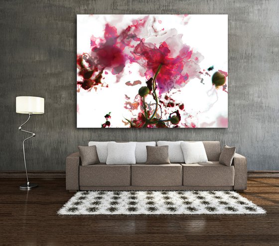 Flores al viento 2/XL large original artwork