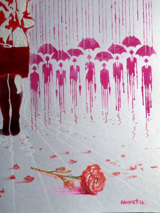 Fantasy with Flowers 336: paper 59x42cm