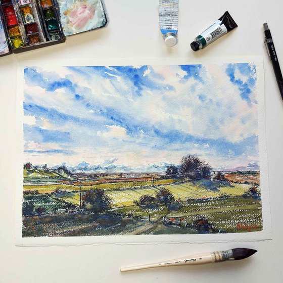 View Across The Fields