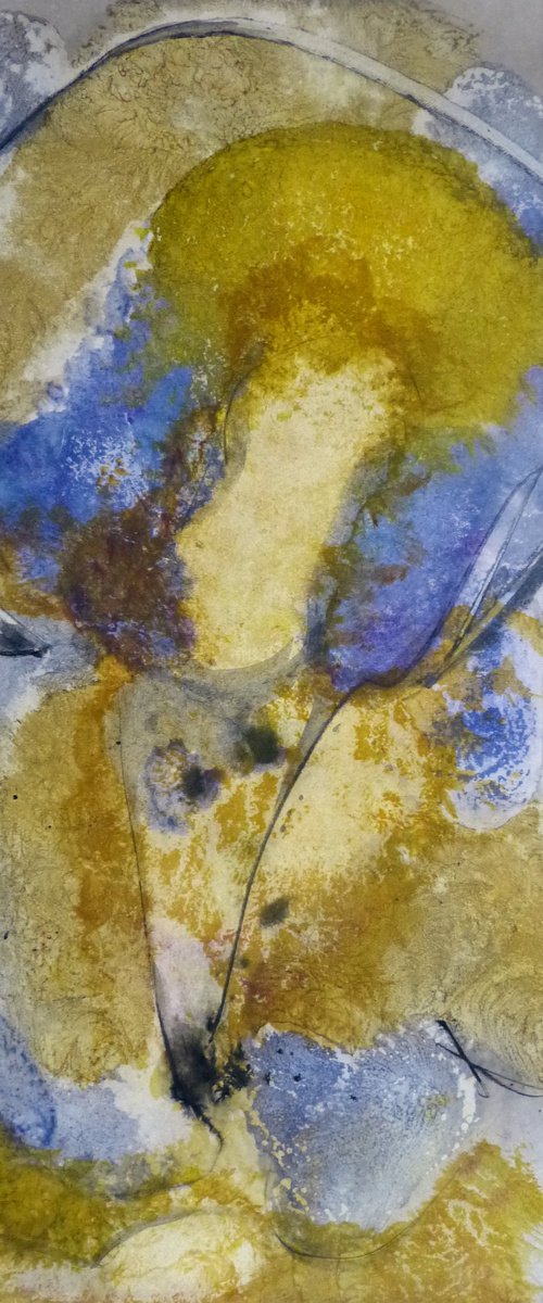 The Floral Abstract, 29x41 cm - ESA3 by Frederic Belaubre