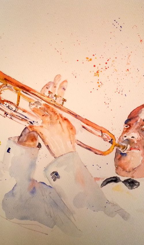 Louis Armstrong by Victor de Melo