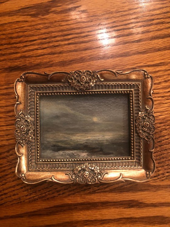 Oceans at rest Miniature Framed