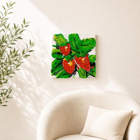 Red Strawberries from the Marchfeld