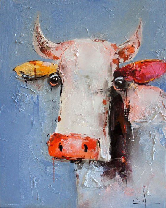 Colorful cow