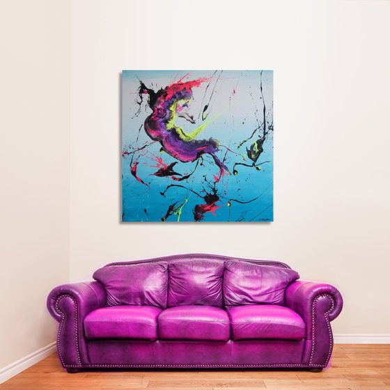 Contraception (Spirits Of Skies 100006) (100 x 100 cm) XXL (40 x 40 inches)