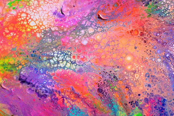 Flowing Energy 61 - Large Colorful Abstract