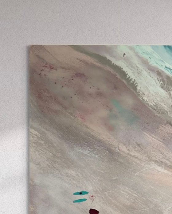 Serene dark green blush sand set of 2