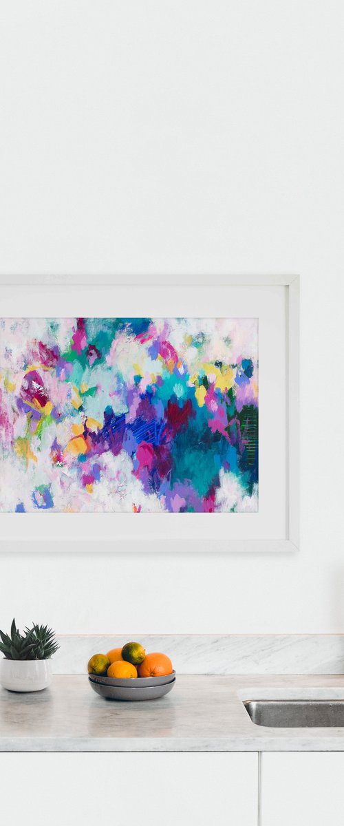 Framed Painting - All About Self Love by Shazia Basheer