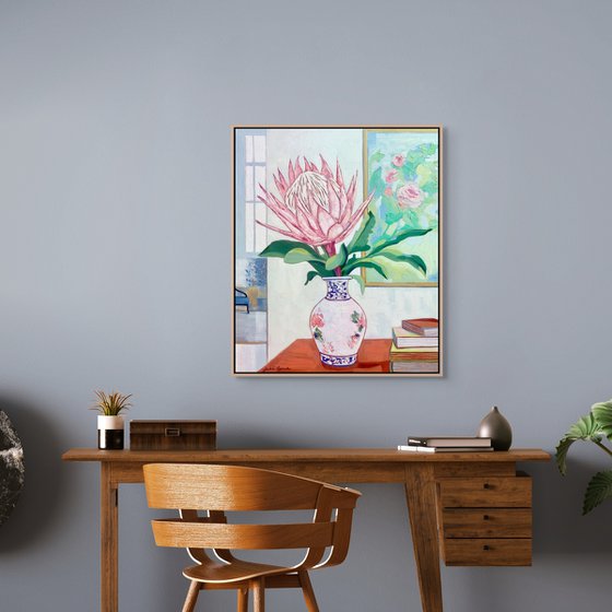 Floral Still Life Protea Pride