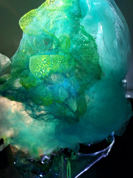 Lighted Sculpture Emerald Seas