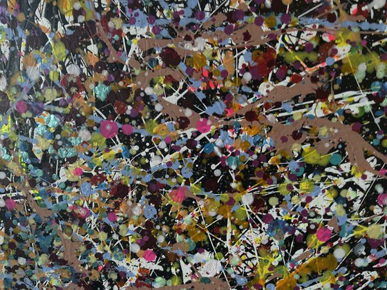 Broken Euphoria on a Black Background