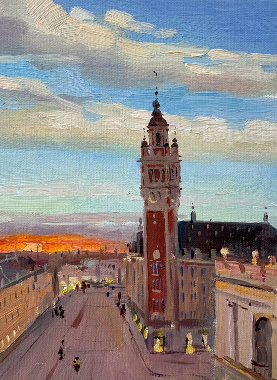 View of Grand Place, Liile