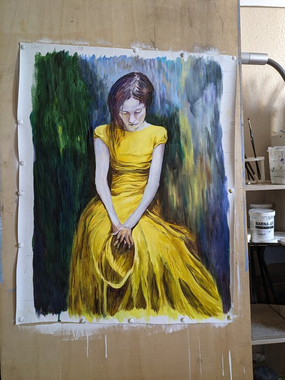Girl in a Yellow Dress