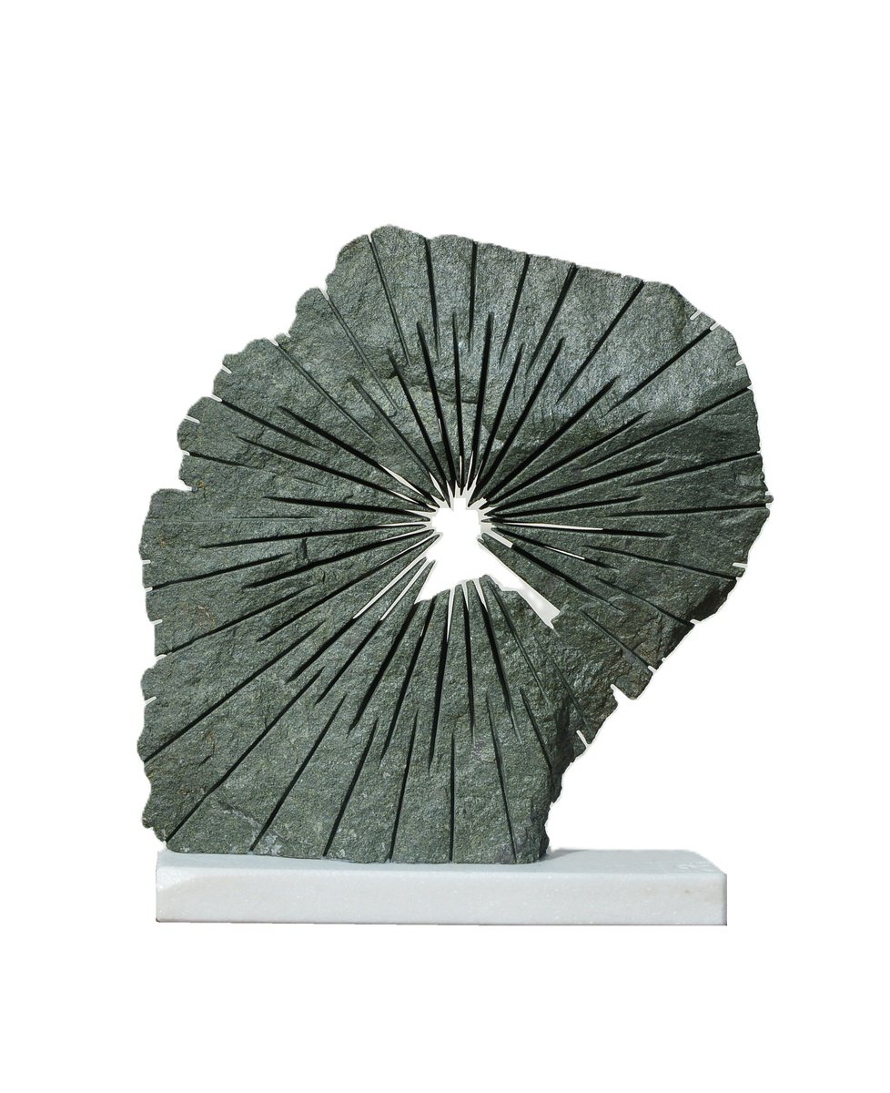 Expressive Stone Sculpture , Brilliance Of Mind By Ognyan Chitakov, 12 X 15, Artwork For Sale On Artfinder