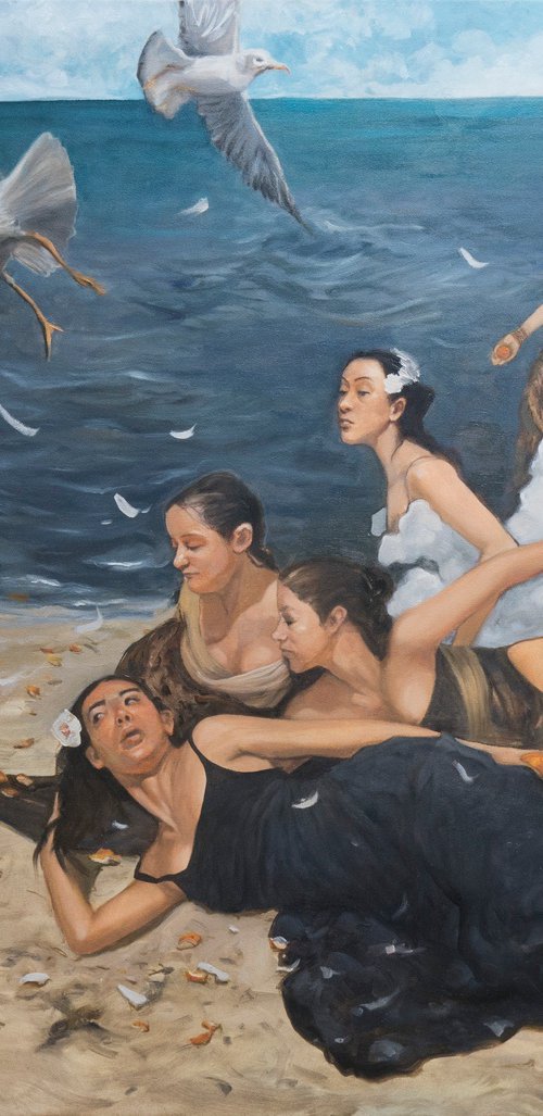 On the beach by Pavel Guliaev