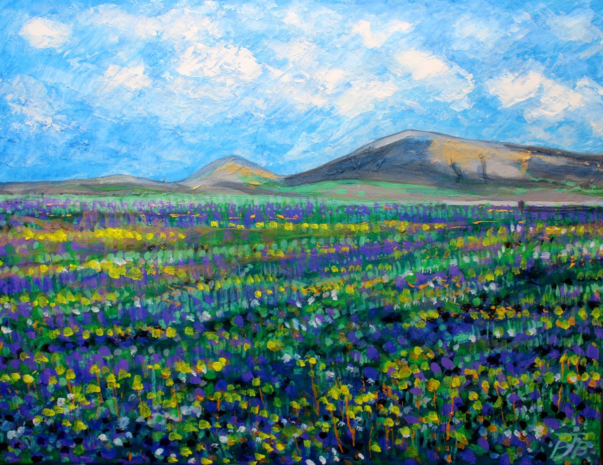  Lanzarote Landscape I By Paul J Best, 18 X 14, Artwork For Sale On Artfinder