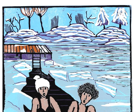 Winter bathers